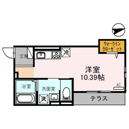 南秀苑かつやまの物件間取画像